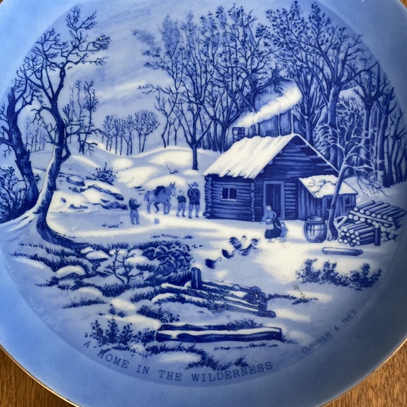 Currier & Ives 4 Collector Plates - winter ❄️ - Picture 4 of 6